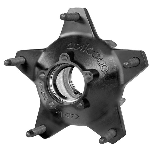 Wheel Hub - Rear - Starlite 55 - Long Stud - Wide 5 - 5-Bolt Drive - Direct Mount - 1 Ton Races - Aluminum - Black Paint - Each