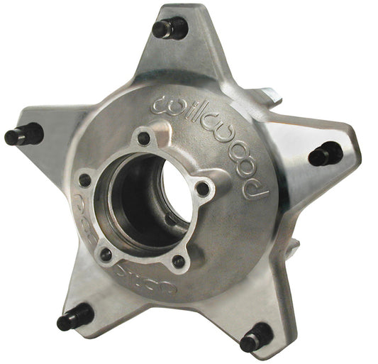 Wheel Hub - Rear - Starlite 55 - Drilled Stud - Wide 5 - 5-Bolt Drive - Direct Mount - 1 Ton Races - Aluminum - Natural - Each