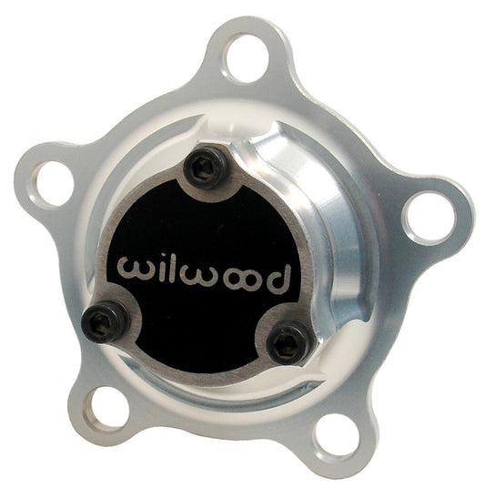 Drive Flange - Starlite 55 - 5 x 3.980 in Bolt Pattern - 24 Spline - Aluminum - Clear Anodized - Wilwood Wide 5 Hub - Each