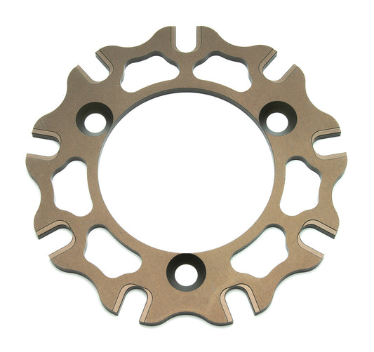 Brake Rotor Adapter - 3 x 5.000 in Bolt Pattern to 9 x 7.000 in Rotor Bolt Pattern - Aluminum - Gray Anodized - Each