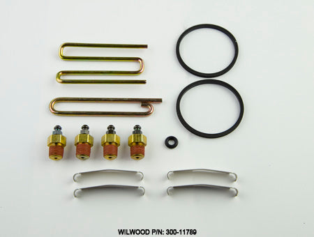 Brake Caliper Rebuild Kit - Bleed Screws - O-Ring - Rubbers - Wear Plates - Kit