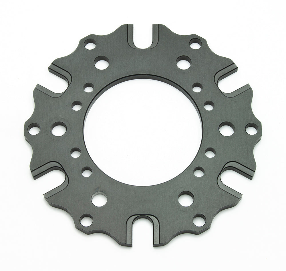 Brake Rotor Adapter - Rear Inboard - 6 x 5.500 / 8 x 7.000 in Rotor Bolt Pattern - Aluminum - Gray Anodized - Each