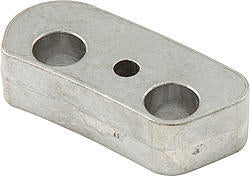 Brake Caliper Spacer - 0.440 in Thick - 0.810 / 1.250 in Thick Rotor - Aluminum - Natural - Dynalite Calipers - Each