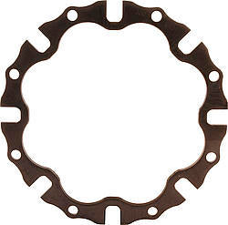 Brake Rotor Adapter - Wide 5 Hub to 8 x 7.000 in Rotor Bolt Pattern - Steel - Black Paint - Each