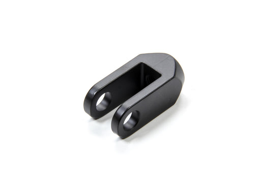 Clevis Bracket - 5/16-24 in Mounting Hole - 3/8 in Bore - 3/16 in Thick - Aluminum - Black Anodized - Each