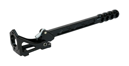 Hand Brake - 11 to 1 Ratio - 14.510 in Long - Horizontal Mount - Aluminum - Black Paint - Kit