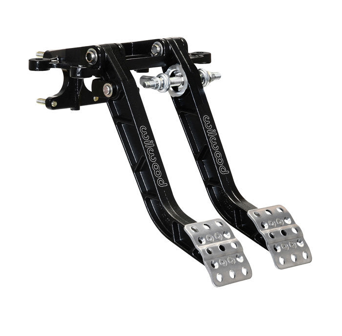 Pedal Assembly - Tru-Bar - Brake / Clutch - 6.25 to 1 Ratio - 12.070 in Long - Forward Swing Mount - Aluminum - Black Paint - Each