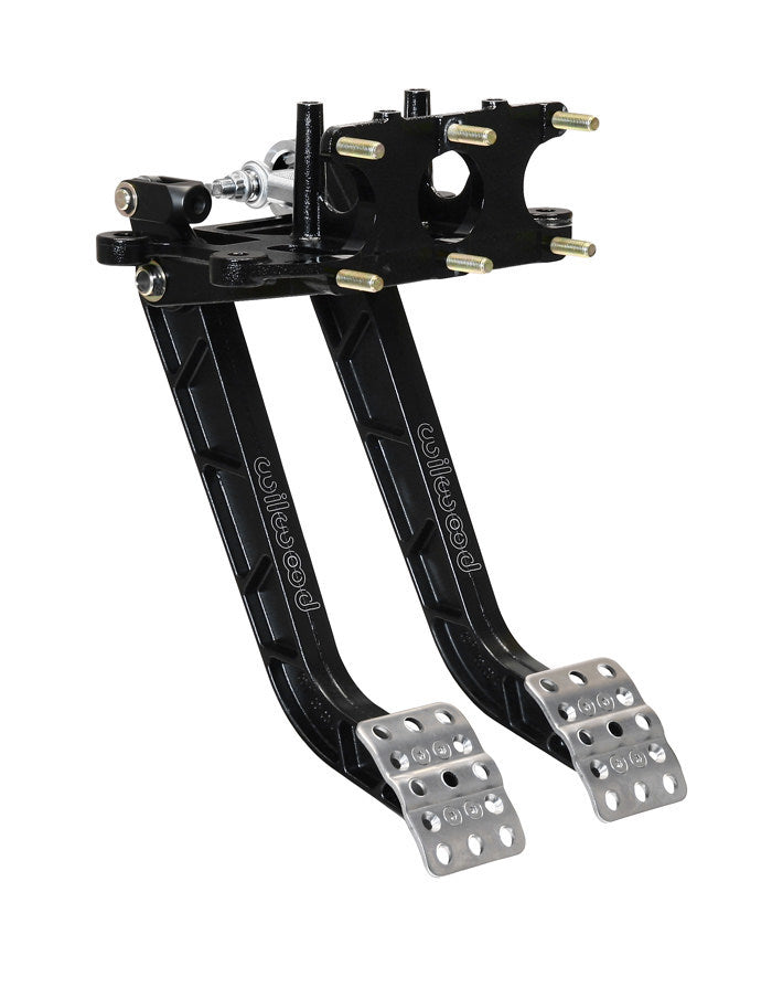 Pedal Assembly - Tru-Bar - Brake / Clutch - 6.25 to 1 Ratio - 11.890 in Long - Reverse Swing Mount - Aluminum - Black Paint - Each