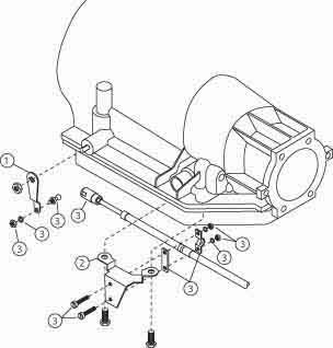 Shifter Installation Kit - Arms / Brackets / Hardware - Steel - TH400 - Winters Maverick Sidewinder Shifters - Kit