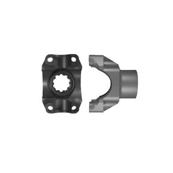 Lower Shaft Yoke - 1-1/4 in 10 Spline - Dana 1310 Series Joint - Stainless Sleeve - Aluminum - Each