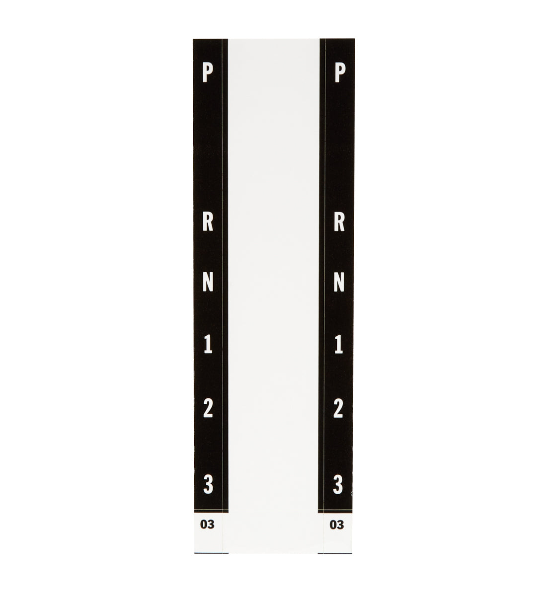 Information Sticker - Shift Indicator - Black - White Lettering - Winters Gate Shifter - Each