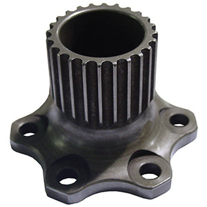 Crankshaft Coupler - Standard - 18 Spline - HTD Pulley - Aluminum - Gray Anodized - Chevy V8 - Each