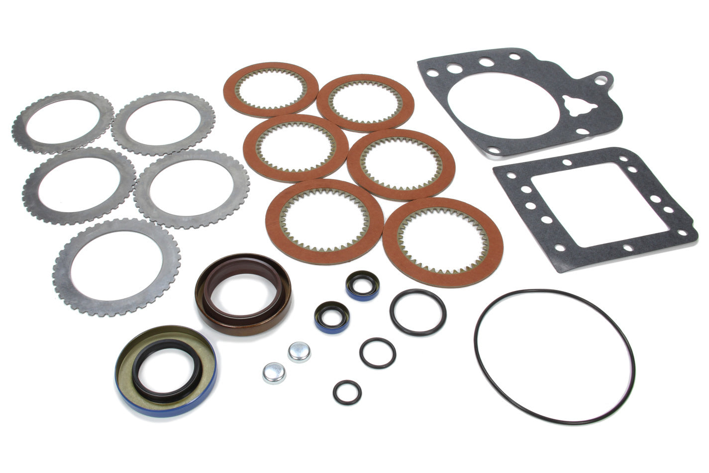 Transmission Rebuild Kit - Basic - Clutch Frictions - Steels - Gaskets - Seals - Falcon Late Model Transmissions - Kit