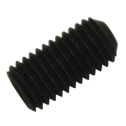 Set Screw - 1/4-28 in Thread - 0.5 in Long - Allen Head - Steel - Black Oxide - Each