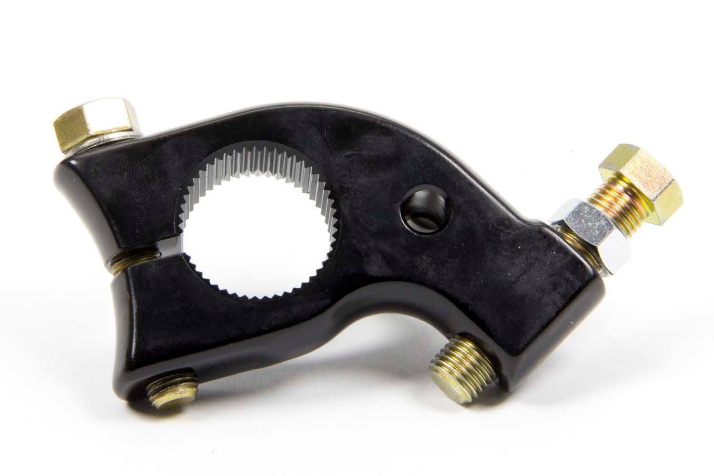 Torsion Arm Stop - 1-3/4 in Split - Hardware Included - Forged Aluminum - Black Anodized - Sprint Car - Each