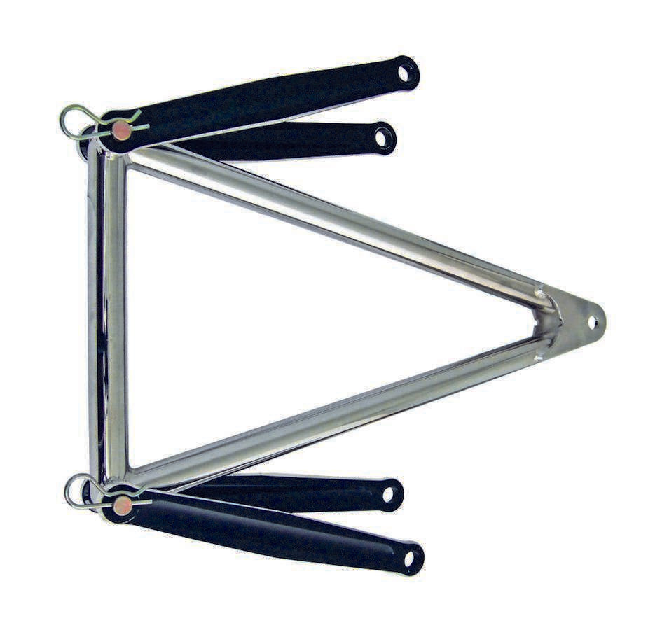 Jacobs Ladder - 13-5/8 in Long - Hardware / Straps - Chromoly - Black / Chrome Anodized - Sprint Car - Kit