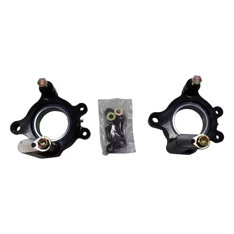 Birdcage - Driver / Passenger Side - 1.102 in Wide - 2.750 in ID - Angular Contact Bearing - Hardware Included - Forged Aluminum - Black Anodized - Sprint Car - Pair