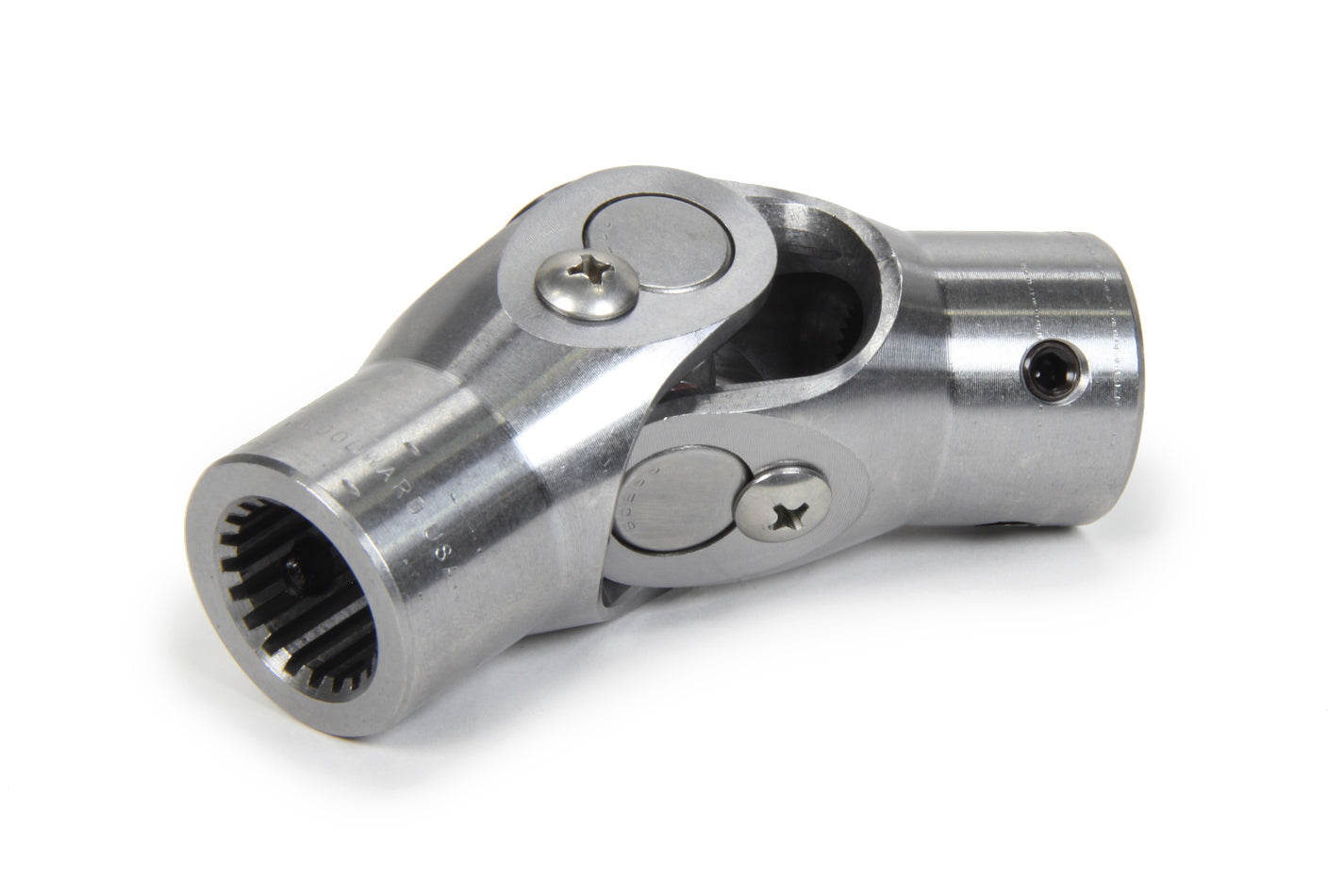 Steering Universal Joint - Single Joint - 5/8 in 36 Spline to 3/4 in 20 Spline - Steel - Natural - Universal - Each