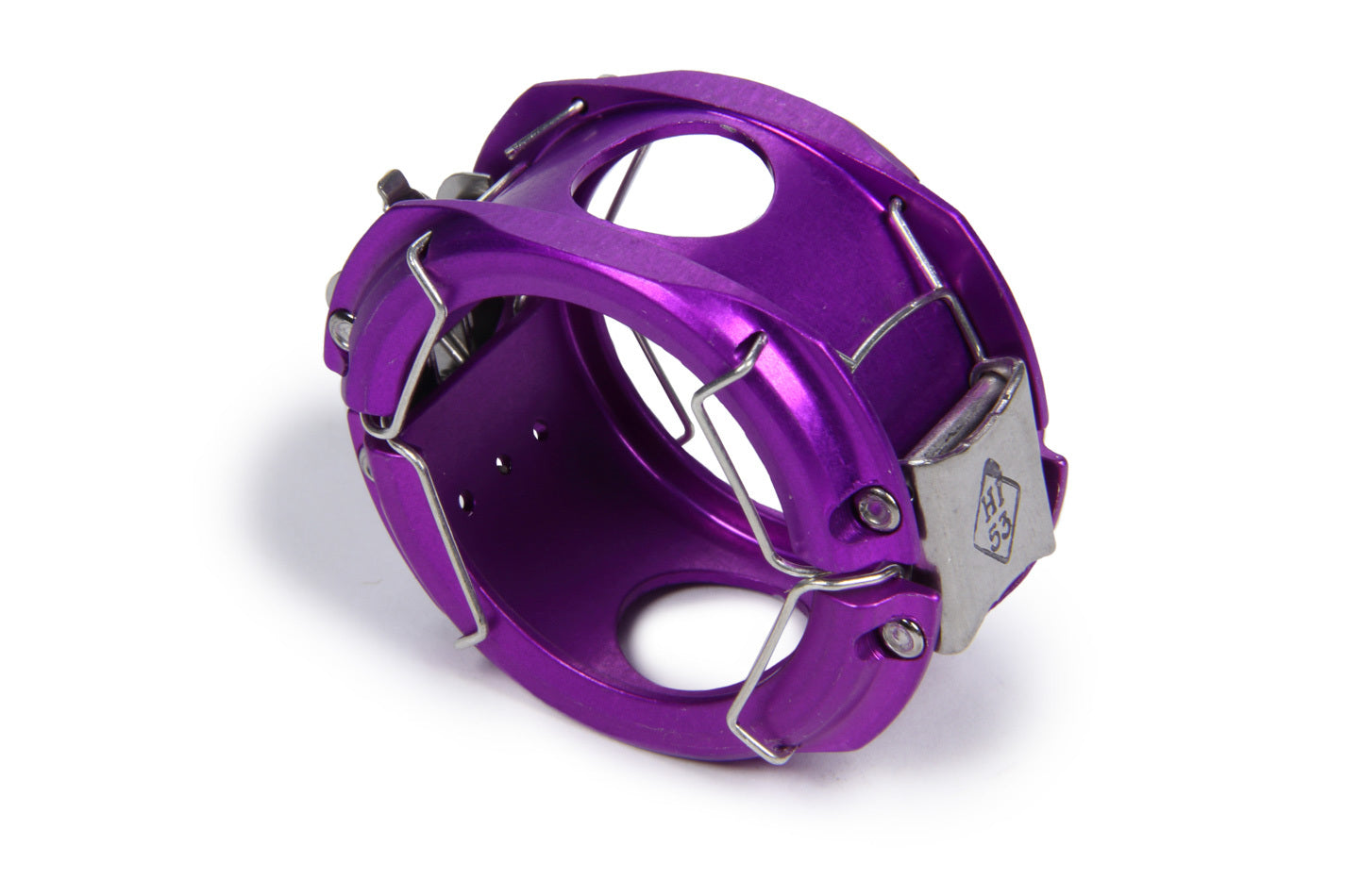 Tubing Coupler - Straight - 16 AN - Clamshell Only - Aluminum - Purple Anodized - Each