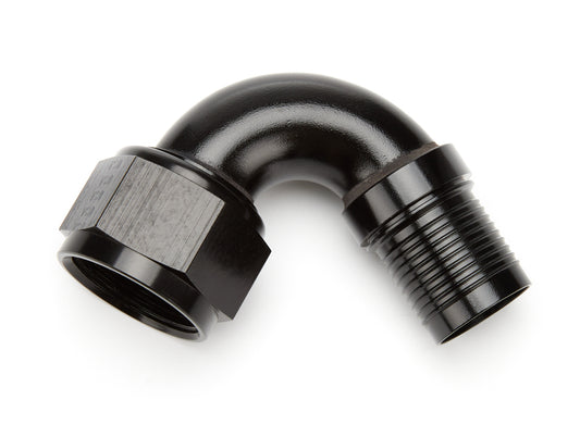 Fitting - Hose End - HS-79 - 120 Degree - 16 AN Crimp to 16 AN Female - Aluminum - Black Anodized - Each