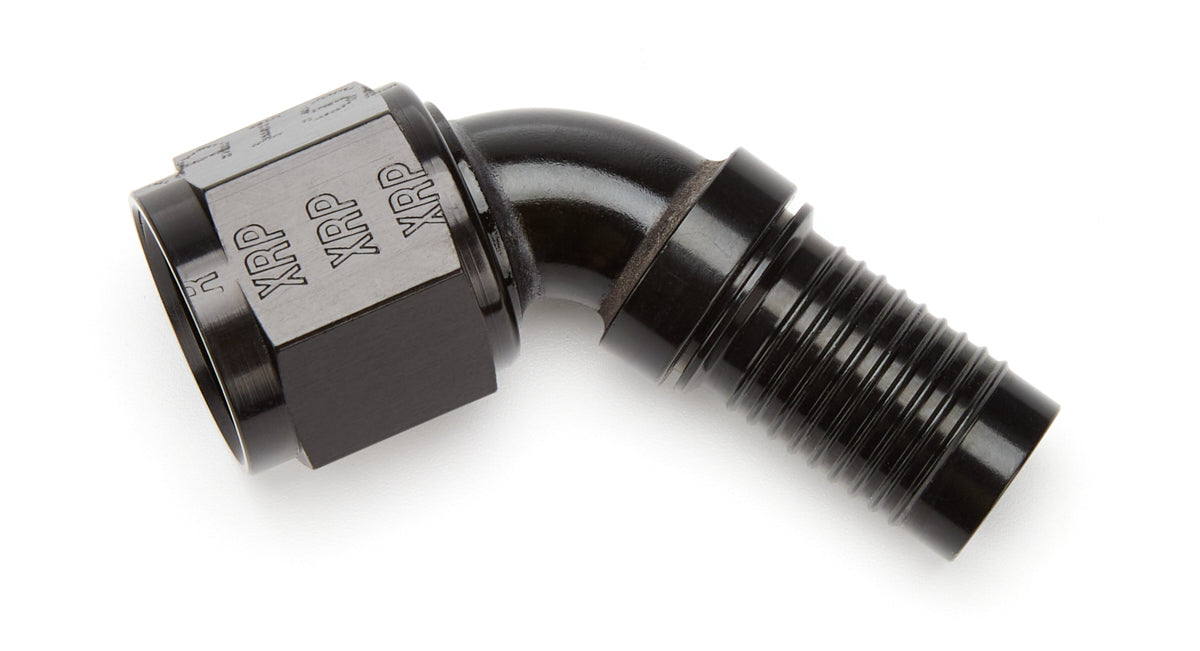 Fitting - Hose End - HS-79 - 60 Degree - 10 AN Crimp to 10 AN Female - Aluminum - Black Anodized - Each