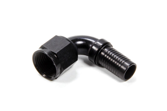 Fitting - Hose End - HS-79 - 90 Degree - 10 AN Hose Crimp to 10 AN Female - Aluminum - Black Anodized - Each