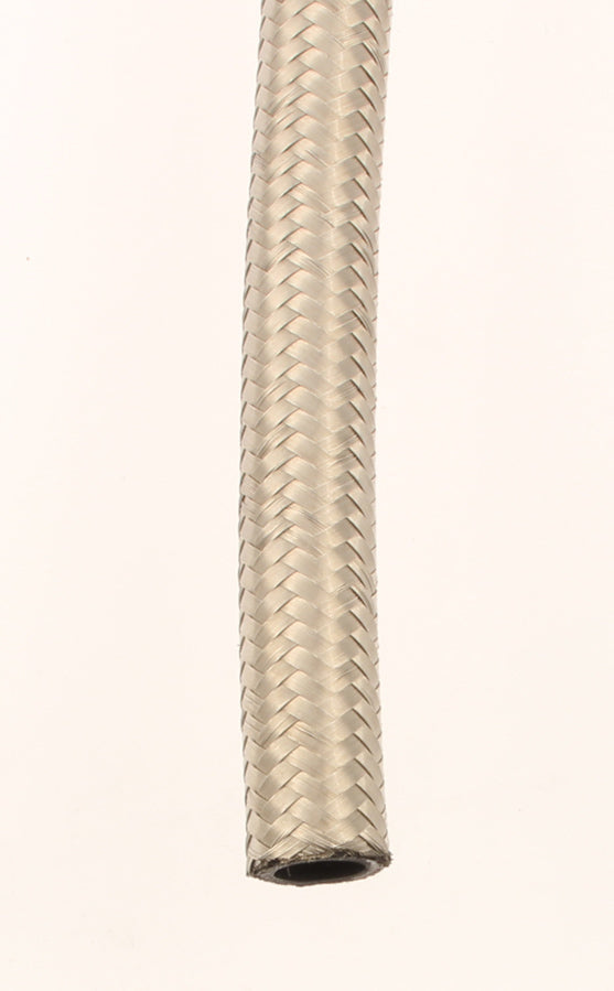 Hose - CPE Race Hose - 6 AN - 10 ft - Braided Stainless / Rubber - Each