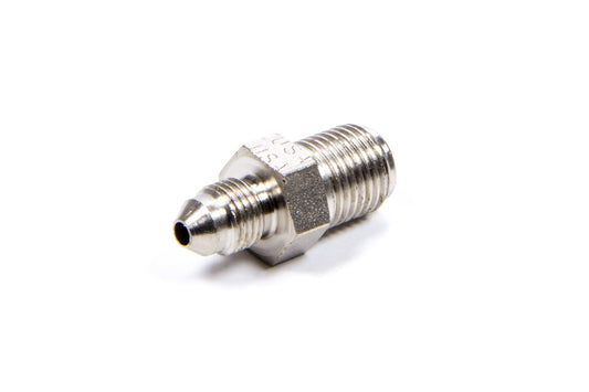 Fitting - Adapter - Straight - 3 AN Male to 1/2-20 in Inverted Flare Male - Steel - Natural - Hardline - Each