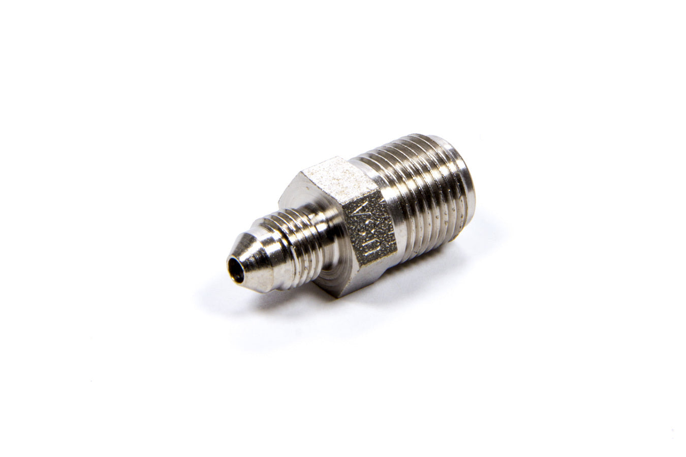 Fitting - Adapter - Straight - 3 AN Male to 9/16-20 in Inverted Male - Steel - Natural - Each