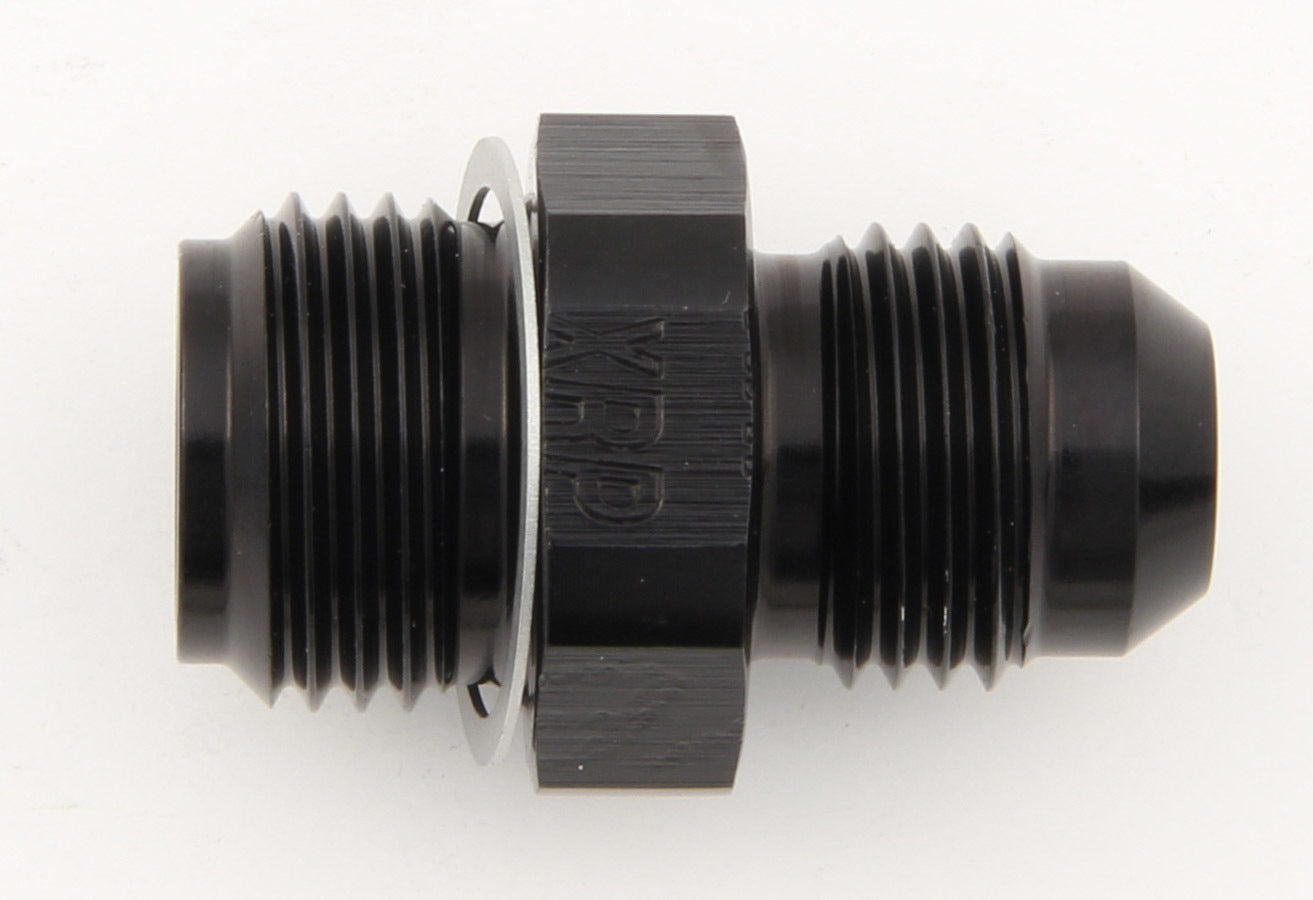 Fitting - Adapter - Straight - 6 AN Male to 5/8-18 in Inverted Flare Male - Aluminum - Black Anodized - Each