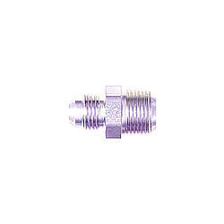 Fitting - Adapter - Straight - 6 AN Male to 11/16-18 in Inverted Flare Male - Steel - Natural - Each