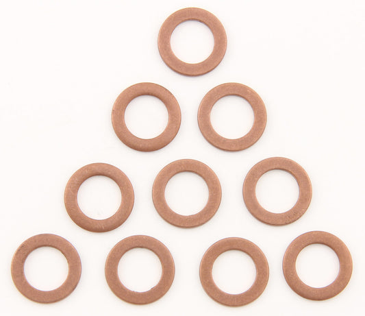 Crush Washer - 3 AN - Copper - Set of 10