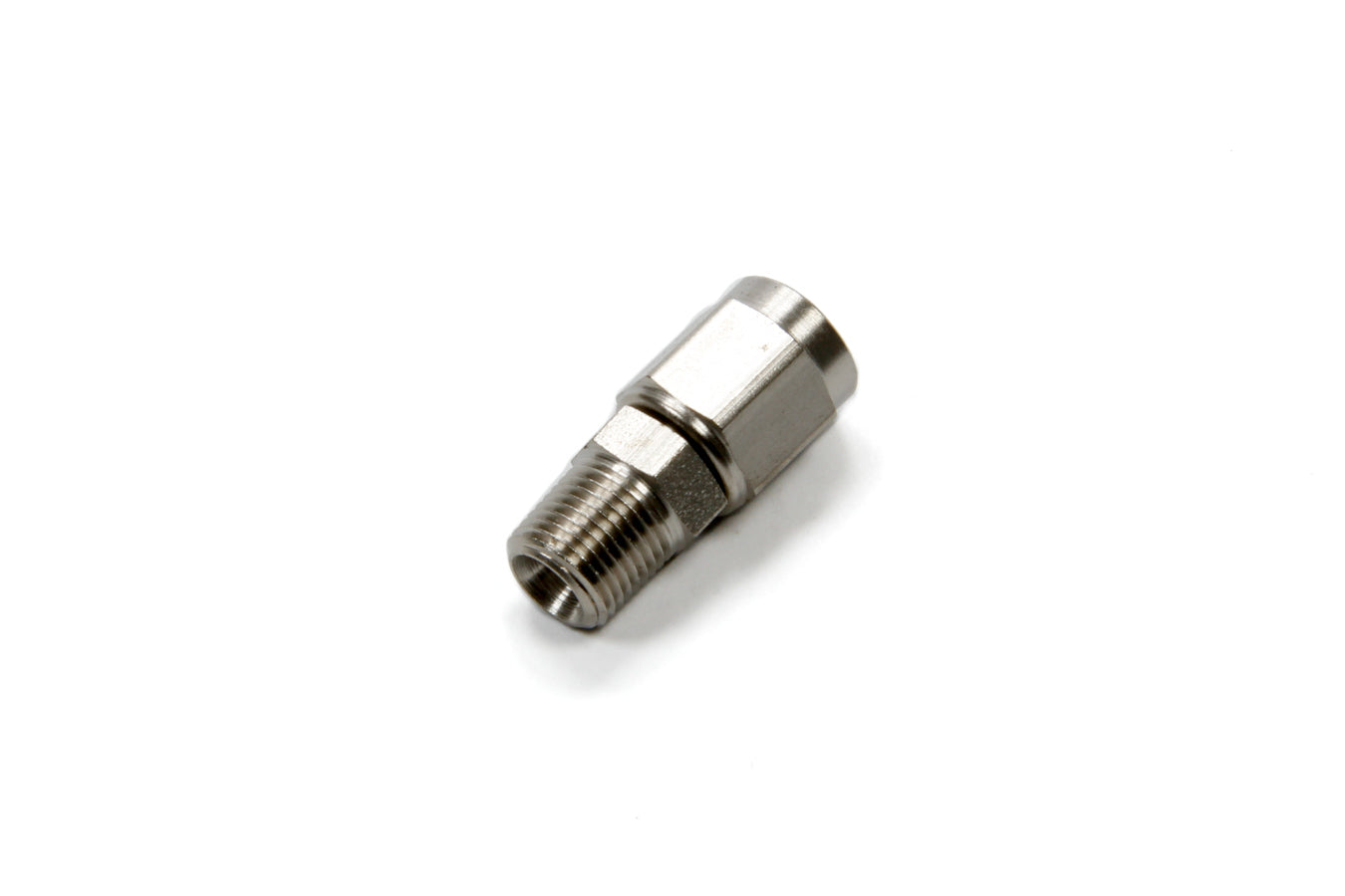 Fitting - Adapter - Straight - 3 AN Female Swivel to 1/8 in NPT Male - Steel - Natural - Each