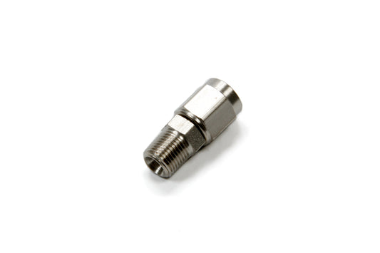 Fitting - Adapter - Straight - 3 AN Female Swivel to 1/8 in NPT Male - Steel - Natural - Each