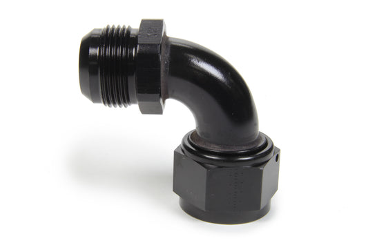 Fitting - Adapter - 90 Degree - 16 AN Female Swivel to 16 AN Male - Aluminum - Black Anodized - Each