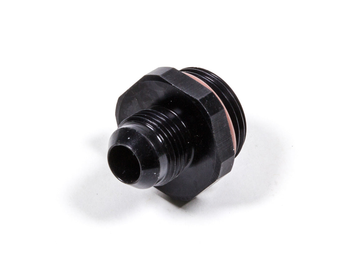 Fitting - Adapter - Straight - 8 AN Male to 3/4-18 in Male O-Ring - Aluminum - Black Anodized - Each