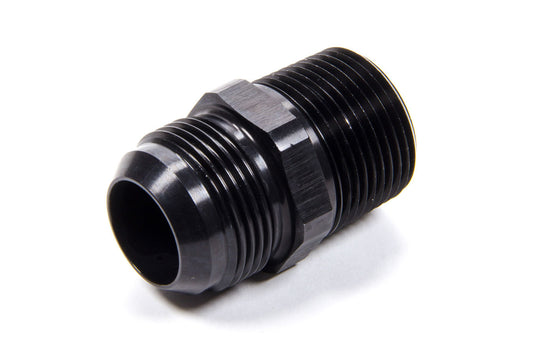 Fitting - Adapter - Straight - 16 AN Male to 1 in NPT Male - Aluminum - Black Anodized - Each