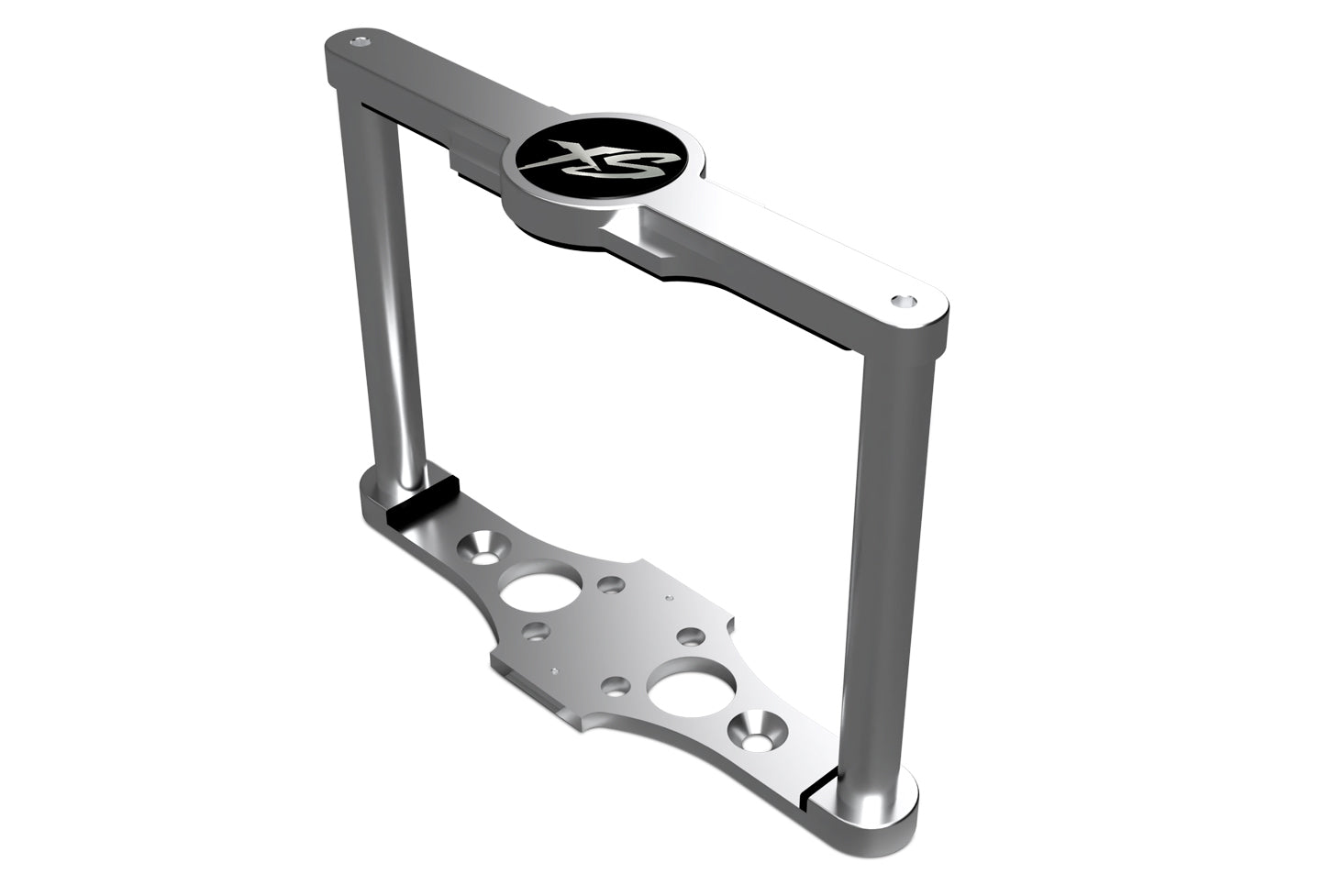 Battery Tray - 10.18 in Length x 2.83 in Wide x 5.87 in Height - Hardware Included - Aluminum - Natural Machined - XS Power 1200 Batteries - Kit