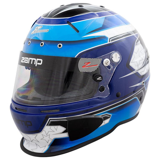 Helmet - RZ-70E Switch - Full Face - Snell SA2020 - FIA Approved - Head and Neck Support Ready - Blue / Light Blue - Large - Each