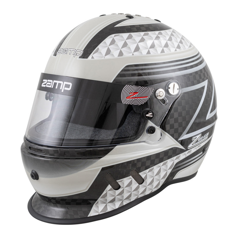 Helmet - RZ-65D Carbon Graphic - Full Face - Snell SA2020 - Head and Neck Support Ready - Black / Gray - Medium - Each