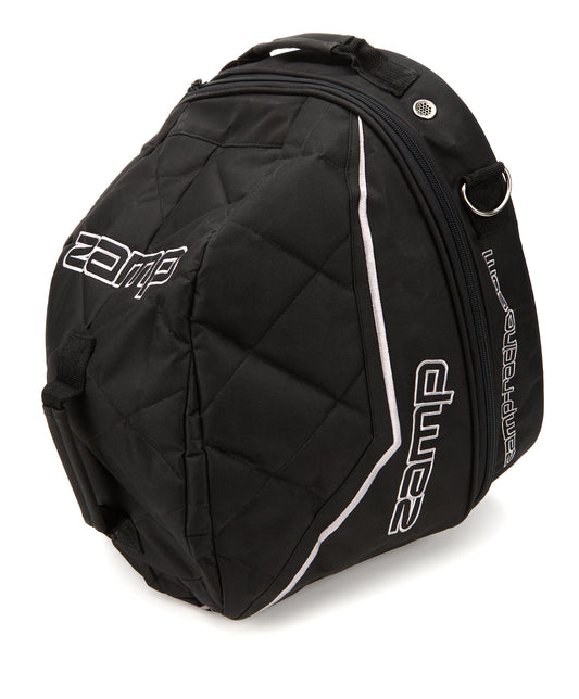 Helmet Bag - Zipper Closure - Fan Included - Fleece Lined - Nylon - Black / Gray - Each