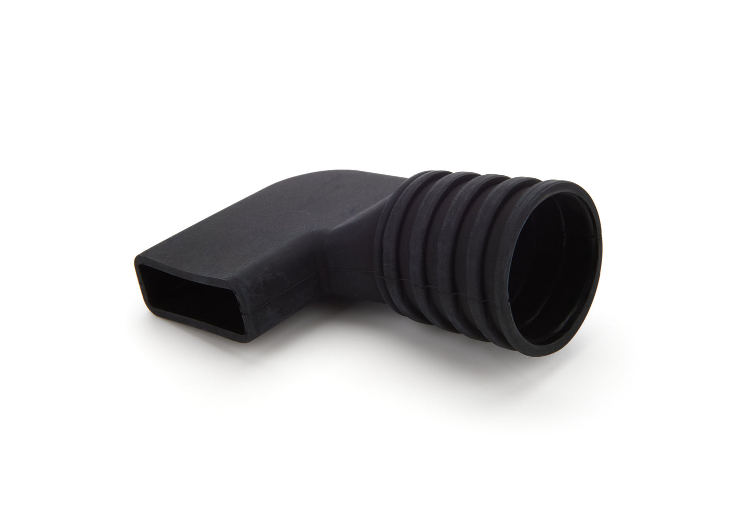 Helmet Air Hose Adapter - Low Profile - 90 Degree - Rubber - Black - Each