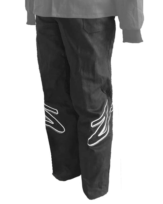 Driving Pants - ZR-10 - SFI 3.2A/1 - Single Layer - Nomex - Black - Large - Each