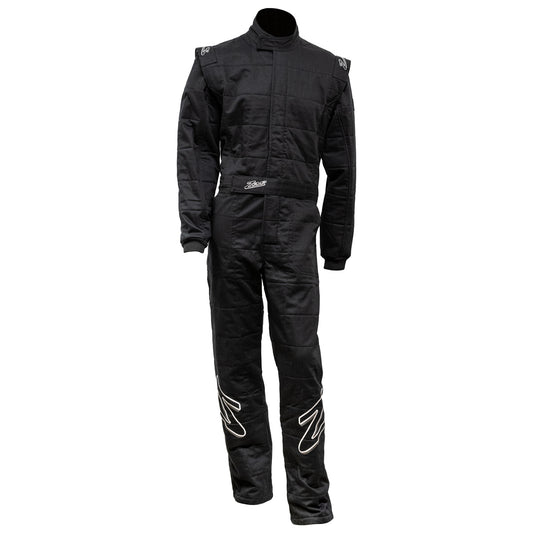 Driving Suit - ZR-30 - 1-Piece - SFI 3.2A/5 - Triple Layer - Fire Retardant Fabric - Black - 3X-Large - Each