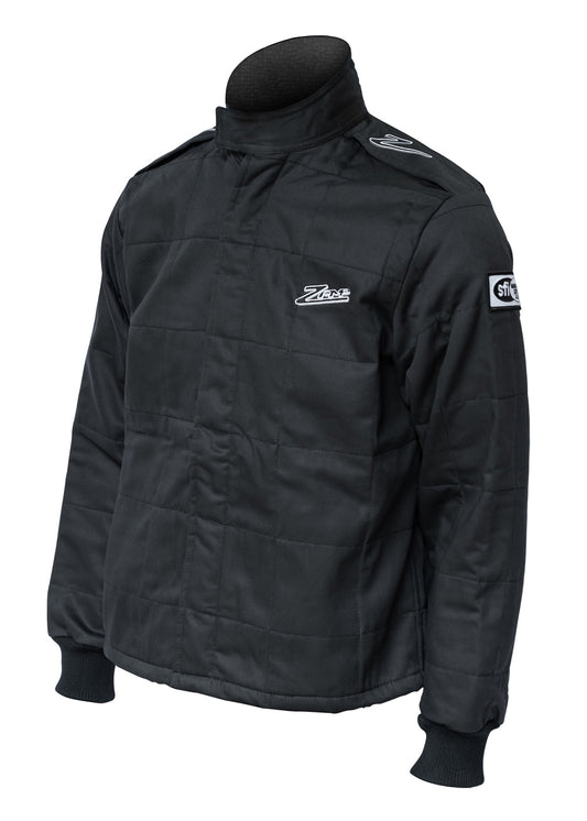 Driving Jacket - ZR-30 - SFI 3.2A/5 - Triple Layer - Fire Retardant Cotton - Black - Large - Each