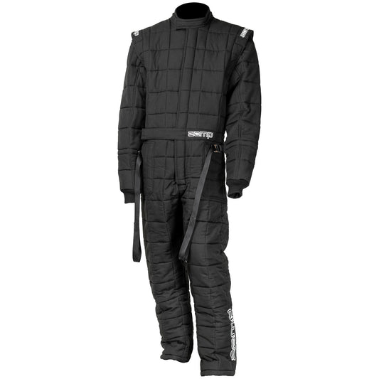 Driving Suit - ZR-Drag - 1-Piece - SFI 3.2A/20 - 9 Layer - Fire Retardant Fabric - Black - 2X-Large - Each