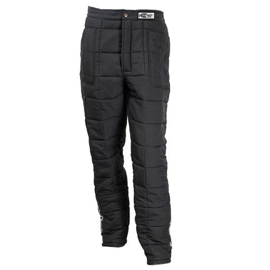 Driving Pants - ZR-Drag - SFI 3.2A/20 - 9 Layer - Fire Retardant Fabric - Black - 2X-Large - Each