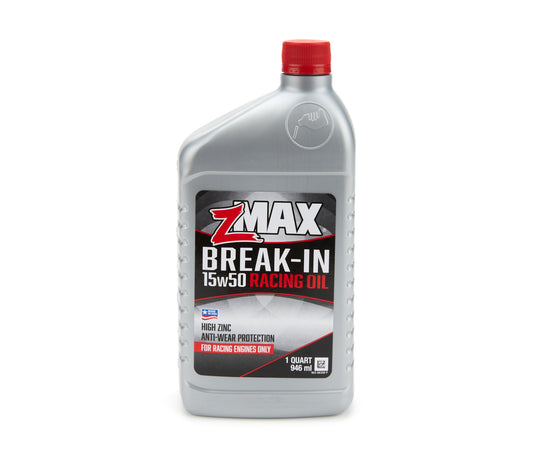 Motor Oil - Racing Break-In - High Zinc - 15W50 - Synthetic - 1 qt Bottle - Each