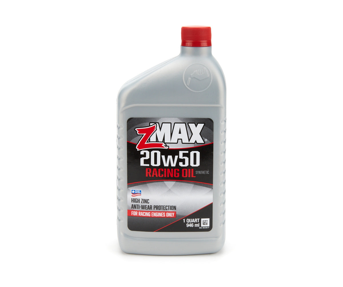 Motor Oil - Racing - High Zinc - 20W50 - Synthetic - 1 qt Bottle - Each