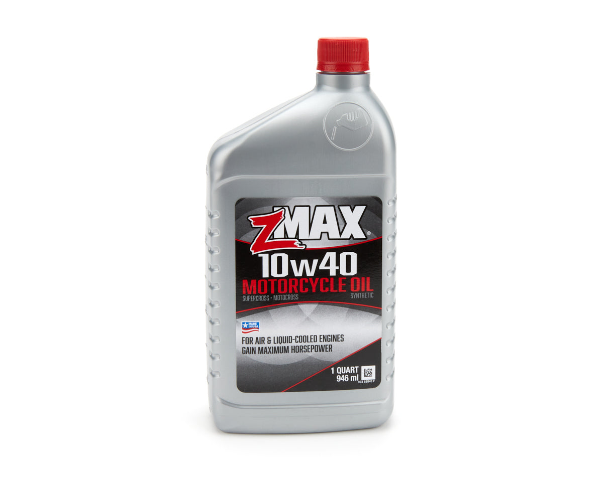 Motor Oil - Motorcycle - 10W40 - Synthetic - 1 qt Bottle - Each